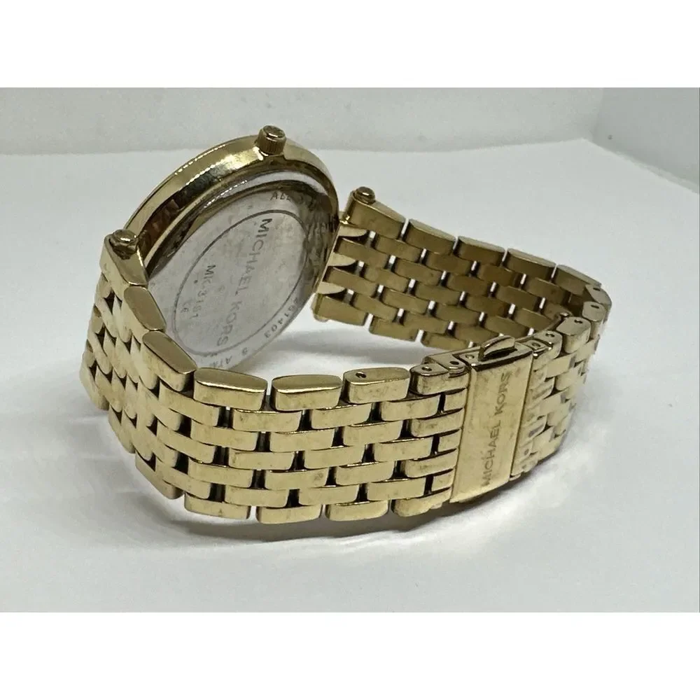 Michael Kors Darci MK3191 Women's Gold Stainless Steel Analog Dial Watch NUL13
